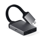 ساتشي – محوّل – محوّل أتش دي أم أي مزدوج من النّوع سي – رمادي فضائي