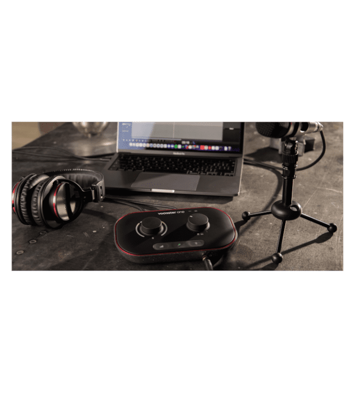 Focusrite Vocaster One Studio USB-C Audio Interface+Home Bluetooth Speaker