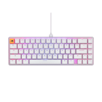 لوحة مفاتيح غلوريوس جي أم أم كاي ٢ مسبقة الصّنع –٦٥٪  – أبيض