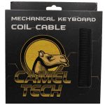 كامل تك - كابل ملتف للوحة المفاتيح الميكانيكيّة باللّون الأسود