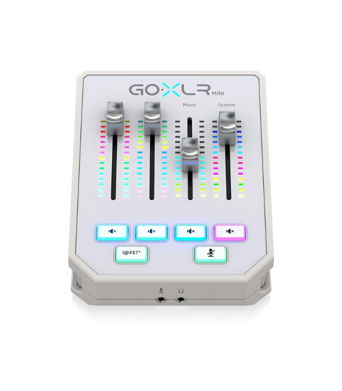 TC-Helicon Audio Interface, White (GoXLR Mini-WH) : Musical Instruments 