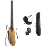 Donner HUSH-I Acoustic-Electric Guitar Kit for Travel Silent Practice