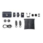 Hollyland LARK M2 Wireless Lavalier Microphone (2TX+3RX) Compatible with Camera, iPhone, Android, 1000ft LOS Range, Hi-Fi Audio, Noise Cancellation, 40H Duration, for Vlogging