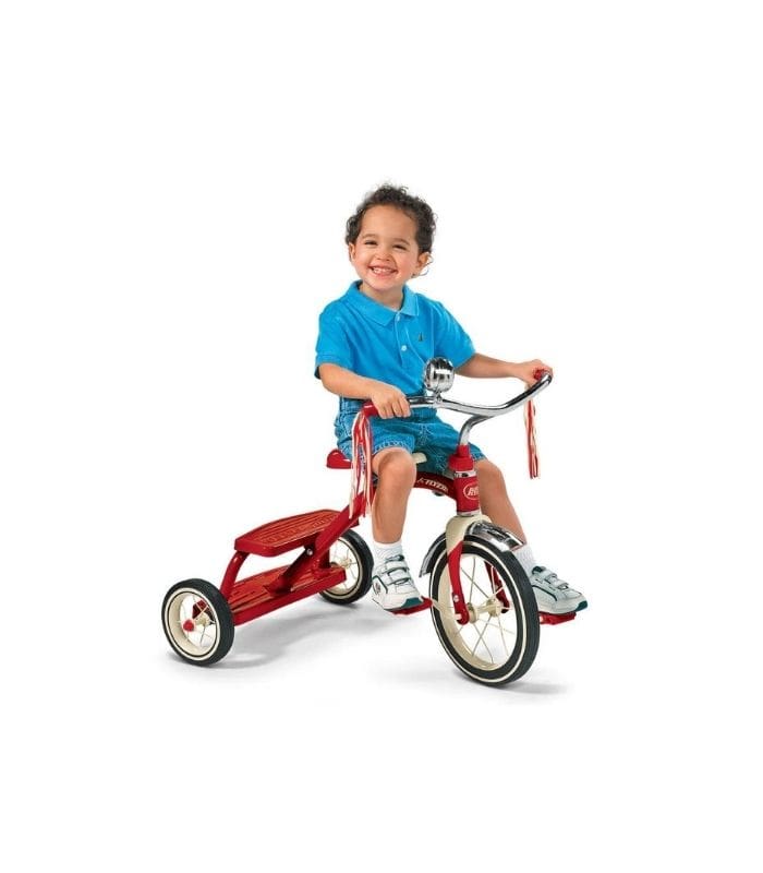 Radio Flyer Classic Red Dual Deck Tricycle Yaya Station