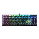 Razer BlackWidow V4 X Mechanical Gaming Keyboard: Yellow Switches Linear & Silent - 6 Macro Keys - Chroma RGB - Doubleshot ABS Keycaps - Sound Dampening & Stabilizers - Fortnite Edition
