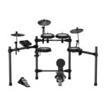 NuX DM-210 All Mesh Head Entry-Level Recordable Digital Drum Kit with Mesh Drum Pads, Independent Kick Drum, Diverse Sound Library, and Coach Function
