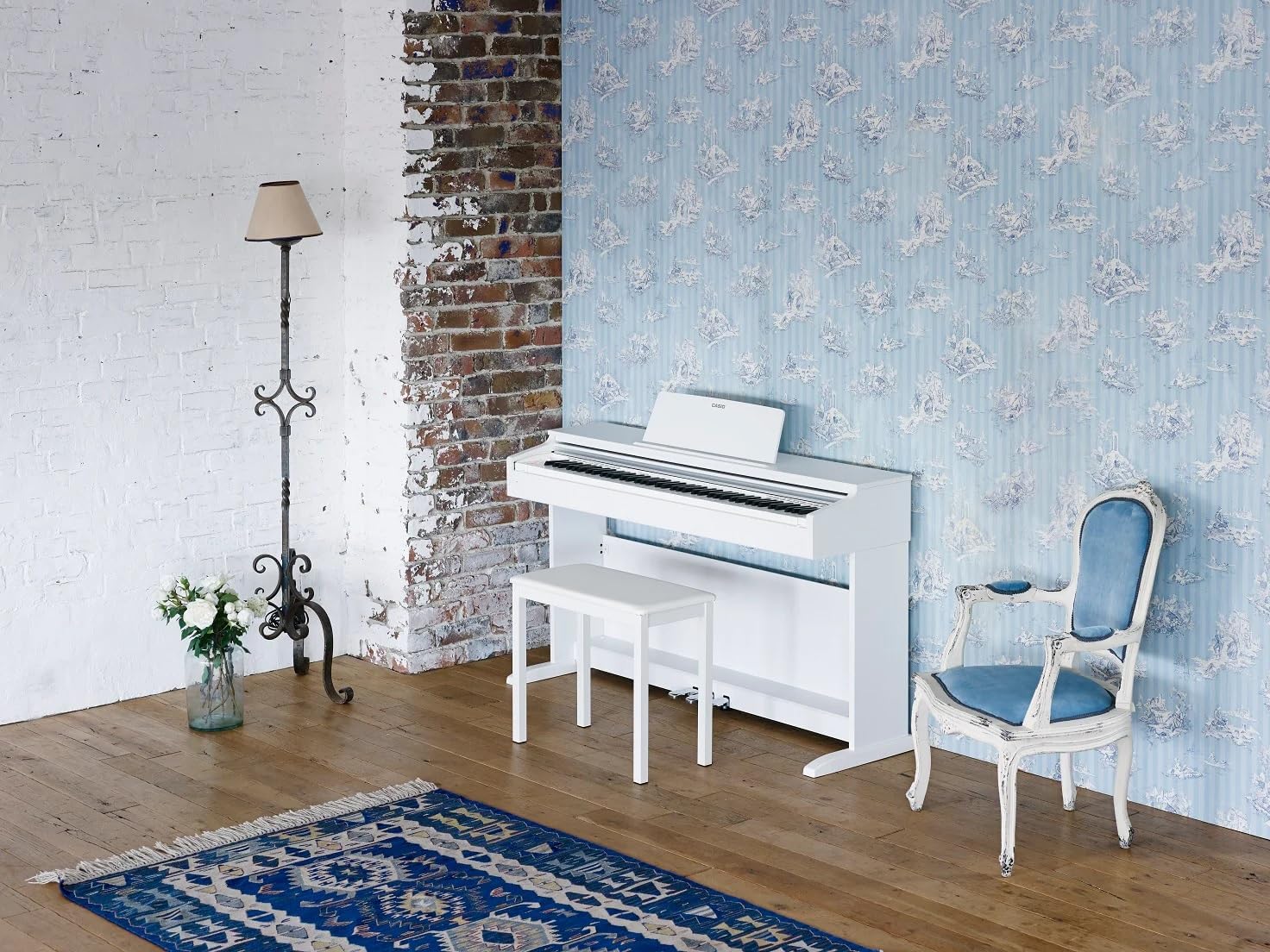 Casio AP-270WEC2 Celviano 88-Keys Digital Piano, White