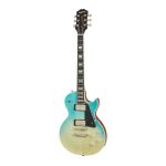 Epiphone - EILMFCBFNH1 Les Paul Modern Figured Guitar - Caribbean Blue Fade