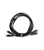 UDG - U97001BL UDG Ultimate Audio Cable Set RCA - RCA Black 1.5m