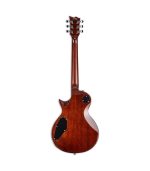 ESP - LTD Eclipse EC-256 Series Electric Guitar Flame Maple Top, Dark Brown Sunburst Finish - Image 3