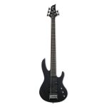ESP - LTD B15KIT 5-String Bass Guitar Black Finish Includes ESP Gig Bag