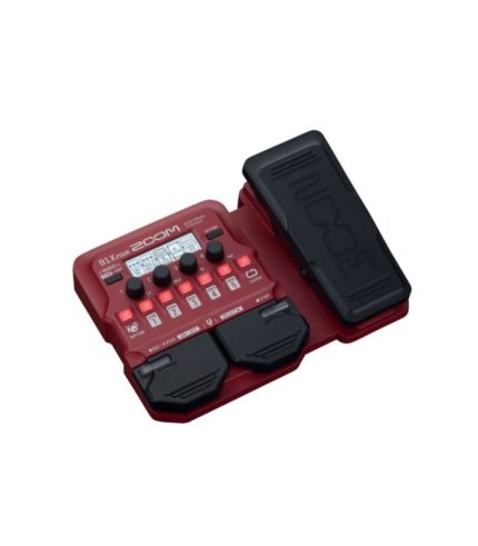 Zoom B1X FOUR Bass Multi-Effects Processor with Expression Pedal - 2 Years Warranty