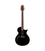 ESP - LTD TL-6 Thinline Acoustic Guitar, Black Finish