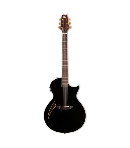ESP - LTD TL-6 Thinline Acoustic Guitar, Black Finish