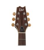 ESP - LTD TL-6 Thinline Acoustic Guitar, Black Finish - Image 10