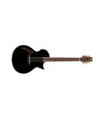 ESP - LTD TL-6 Thinline Acoustic Guitar, Black Finish - Image 9