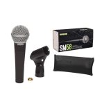 Shure SM58-LC, Cardioid Dynamic Vocal Microphone, Dynamic, Studio Ready, Cardioid, For Live Performance, Home Recording & Podcast
