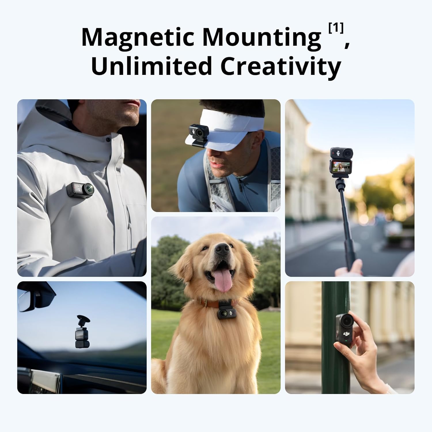 DJI Osmo Nano Standard Combo (128GB), Small 4K/60fps Vlogging Camera with a 1/1.3″ Sensor, 143° Wide FOV Video, 200-Min Recording, Magnetic POV Cam 4K for Sports, Vlog, UAE Version, Official Warranty