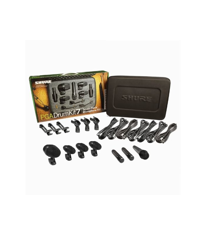 PGADRUMKIT7 Shure - PGADRUMKIT7 7PC DRUMKIT PGA52, 57, 56(X3), 81(X2) - Image 1