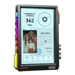 Divoom Times Frame-10.1" Digital Picture Frame Transparent IPS Smart Linux OS with RGBLED Rotary Knob WiFi 64GB 400+Clock Faces Widget 50+API Feeds Gift Mode Pixel Art Community Personalized Display