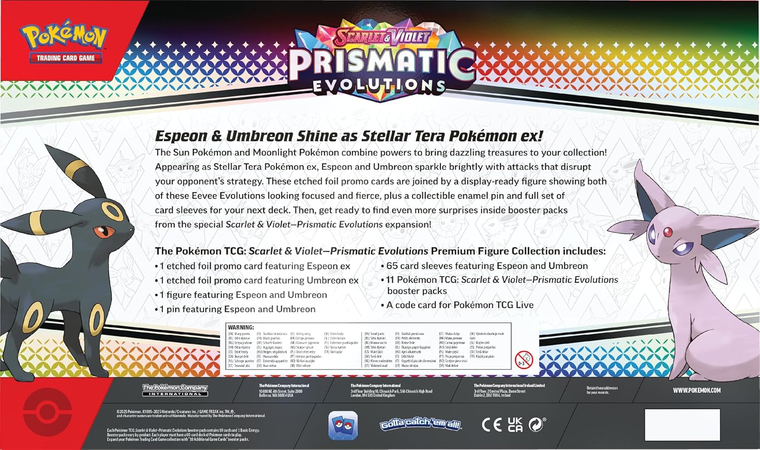 Pokémon TCG: Scarlet & Violet—Prismatic Evolutions Premium Figure Collection
