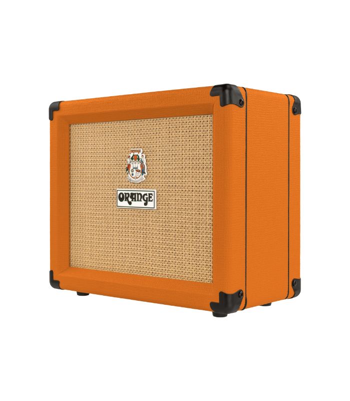 Crush20T (1) مضخم صوت غيتار مدمج أورانج - كراش ٢٠ آر تيثنائي القناة، من الحالة الصلبة، بقوة ٢٠ واط، ويضم سماعة مقاس ١ × ٨ بوصات مع مخرج سماعات رأس كاب سيم ، وصدى صوت رقمي ، وموالف ، بقوة ٢٠ واط - الصورة 1