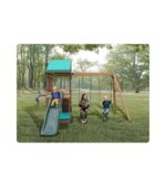 MountPeak - MP76139 Matterhorn Swing Set & Playhouse - Image 4