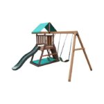 MountPeak - MP76139 Matterhorn Swing Set & Playhouse
