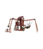MountPeak - MP76140 Vinson Massif Swing Set & Playhouse with wooden roof - Image 5