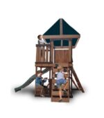 MountPeak - MP76142 Logan Swing Set & Playhouse with balcony - Image 5