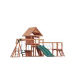 ماونت بيك - مجموعة أرجوحة وملعب إيفرست ذات الطابقين إم بي ٧٦١٤٣ بسقف خشبي