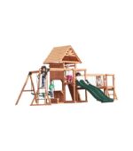 ⁦ماونت بيك - مجموعة أرجوحة وملعب إيفرست ذات الطابقين إم بي ٧٦١٤٣ بسقف خشبي⁩ - الصورة ⁦7⁩