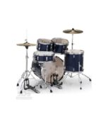 Pearl Roadshow 5pc Drum Set 2216B/1008T/1209T/1616F/1455S with Cymbal & Hardware Royal Blue Metallic Finish - Image 3