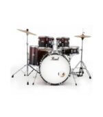 Pearl Roadshow 5pc Drum Set 2216B/1008T/1209T/1616F/1455S with Cymbal & Hardware Garnet Fade Finish