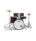 Pearl Roadshow 5pc Drum Set 2216B/1008T/1209T/1616F/1455S with Cymbal & Hardware Red Wine Finish