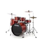 TAMA RM52KH4-RDS 5-piece complete kit with 22" bass drum - no throne & cymbals - Red Stream - Image 3