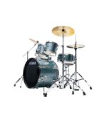 TAMA ST52H6-SEM STAGESTAR 5-piece complete kit with 22" bass drum - Sea Blue Mist - Image 3