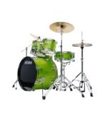 TAMA ST52H6C-LGS STAGESTAR 5-piece complete kit with 22" bass drum - Lime Green - Image 3