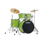 TAMA ST52H6C-LGS STAGESTAR 5-piece complete kit with 22" bass drum - Lime Green