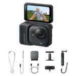 Insta360 GO Ultra Midnight Black Creator Bundle inc Mini 2-in-1 Tripod 2.0, Quick Release Mount & Pivot Stand