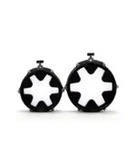 ⁦إيفنوت ٣ - طقم طبول إلكترونية ٣ اكس -ستناندرد ٦ قطع مع ٤ صنجات، ٣ حوامل ثلاثية القوائم، بلمسة البلوط الأسود الفاخرة (دواسة الركلة وحامل الصنج غير مشمولين)⁩ - الصورة ⁦2⁩