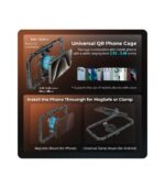 SmallRig All-in-One Universal Quick Release Phone Video Rig Kit Pro, Phone Stabilizer Rig Kit with LED Light Microphone QR Tripod Dual Handles Power Bank Holder, for Creator & Live Streaming - 4704