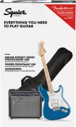 Fender - SQUIER 372820602 Affinity Series Stratocaster HSS Pack, Maple Fingerboard, Lake Placid Blue, Gig Bag, 15G - 230V EU - Image 10