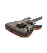 Schecter C-6 Pro Electric Guitar - Charcoal Burst - Image 9