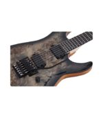 Schecter C-6 Pro Electric Guitar - Charcoal Burst - Image 4