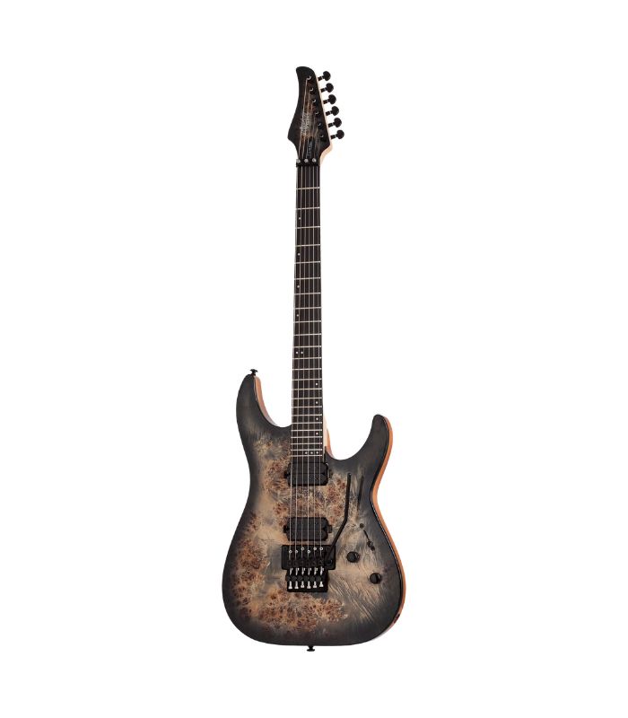 C6 Schecter C-6 Pro Electric Guitar - Charcoal Burst - Image 1