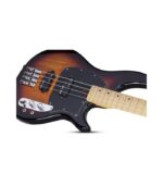 Schecter CV-4 Electric Bass Guitar - 3 Tone Sunburst - Image 5