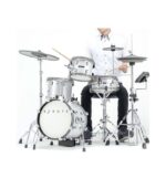 EFNOTE - E Mini Standard 4 Pieces Electric Drum Set Includes 3 Cymbals, Snare & Cymbal Stand, White Sparkle Finish (Kick Pedal & Hi Hat Stand Not Included) - Image 9