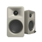 Kanto Audio - ORA 100W Powered Reference Desktop Speakers with USB-C Input and Bluetooth - Moon, Pair