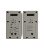 ⁦كانتو أوديو - أورا سماعات مرجعية مكتبية مدمجة بقدرة ١٠٠ واط مع مدخل يو إس بي - سي وبلوتوث - رمادي فاتح هادئ، زوج⁩ - الصورة ⁦2⁩